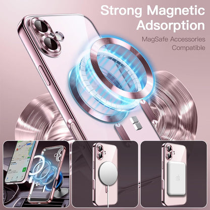 Apple iPhone 16 Plus Hülle - Rosa - Silikon-MagSafe-Backcover
