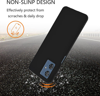 Motorola Moto G54 Hoesje - Zwart - Siliconen Back Cover