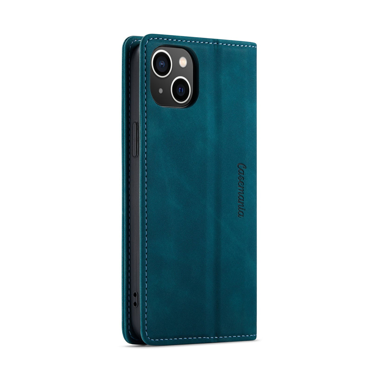 Apple iPhone 15 Plus Hoesje - Emerald Green - Dunne Bookcase
