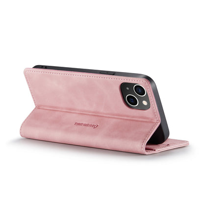 Apple iPhone 15 Plus Hülle - Pale Pink - Schlanke Klapphülle mit Kartenfach