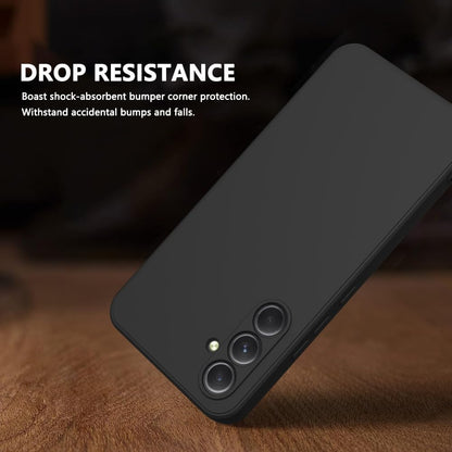 Samsung Galaxy A27 Hoesje - Zwart - Liquid Siliconen Camera Back Cover