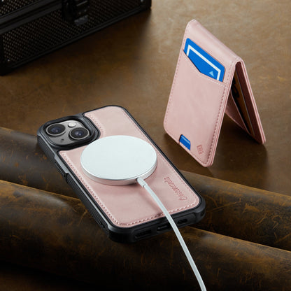 Apple iPhone 13 Hoesje - Pale Pink - Kunstleer MagSafe Back Cover