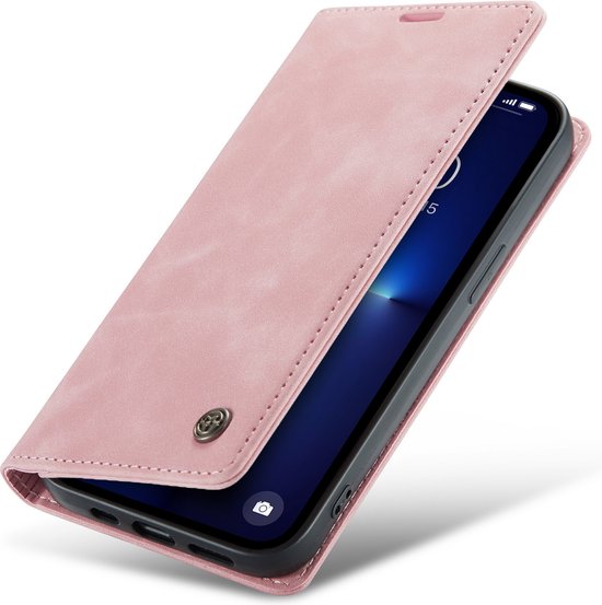 Apple iPhone 12 Case - Pale Pink - Slim Wallet Case