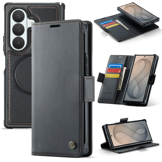 Samsung Galaxy Z Fold8 Ultra Hülle - Charcoal Gray - 2-in-1 MagSafe-Klapphülle mit Kartenfach