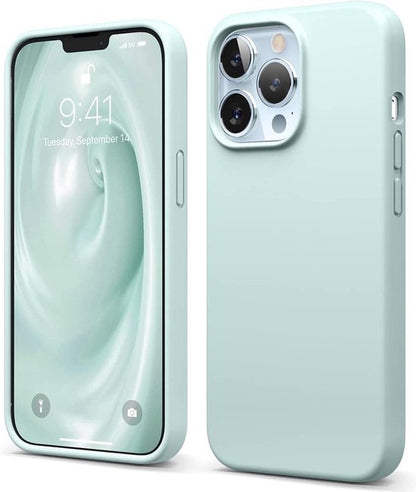 Apple iPhone 13 Pro Max Hülle - Türkis - Silikon-Backcover