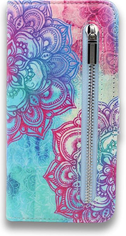 Samsung Galaxy A70 Hoesje - Mandala - Print Bookcase