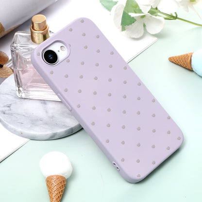 iPhone 17e Hoesje - Paars - Hartjes Back Cover