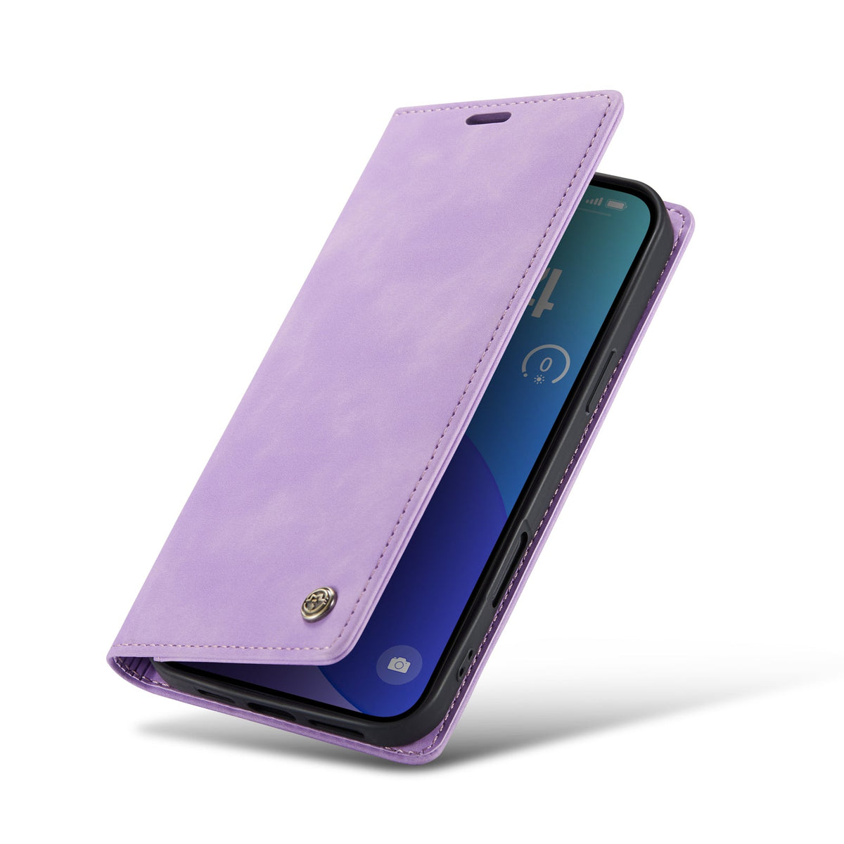 Apple iPhone 16 Pro Max Case - Bright Lila - Slim Wallet Case