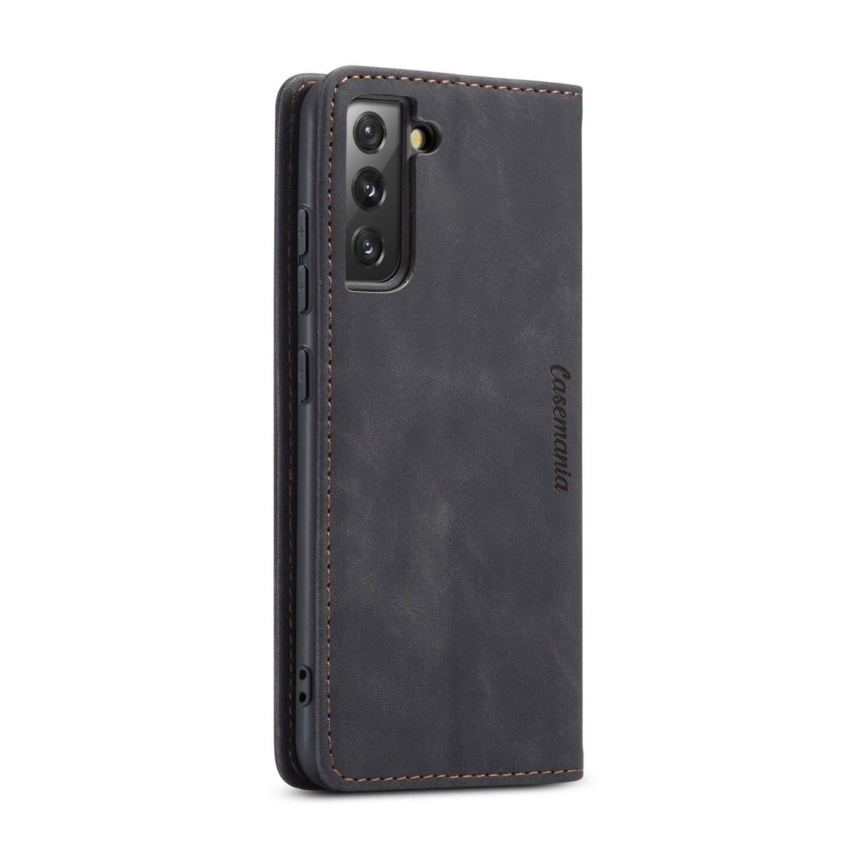 Samsung Galaxy S24 Hoesje - Charcoal Gray - Dunne Bookcase