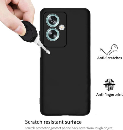 Oppo A79 Hoesje - Zwart - Siliconen Back Cover