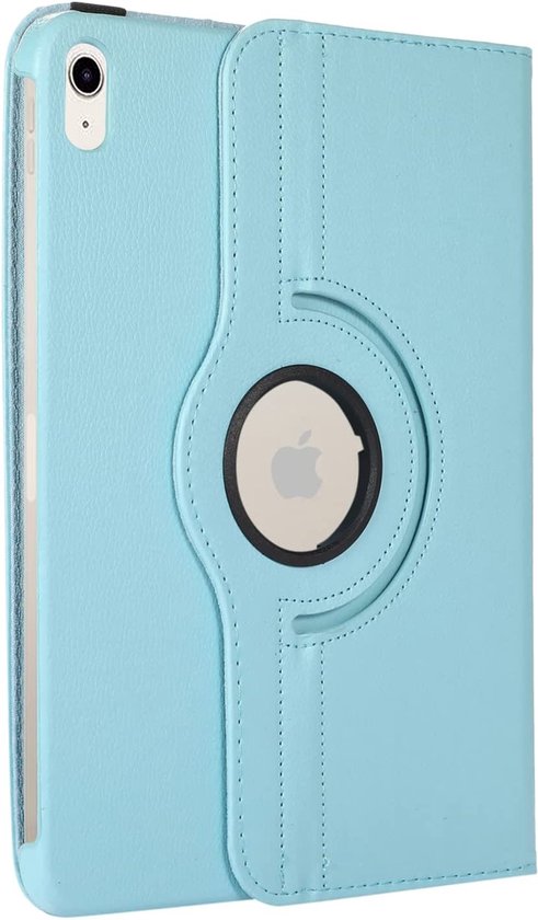 Apple iPad 2025 (11th Gen) Tablethoes - Light Blue - Draaibare Bookcase