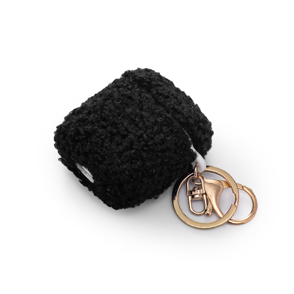 Apple AirPods 2 / 1 Hoesje - Teddy Furr - Zwart