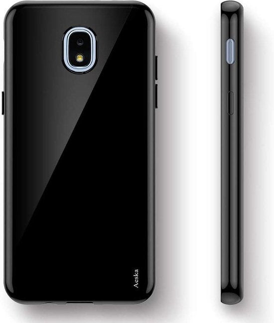 Samsung Galaxy J7 (2017) Hoesje - Zwart - Siliconen Back Cover