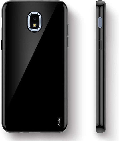 Samsung Galaxy J7 (2017) Hoesje - Zwart - Siliconen Back Cover