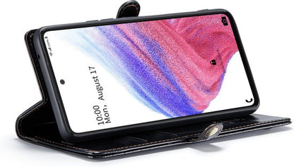 Samsung Galaxy A53 5G Hoesje - Charcoal Gray - Dunne Bookcase