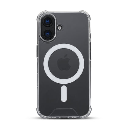 Apple iPhone 16 Hoesje - Transparant - Anti-Shock MagSafe Back Cover