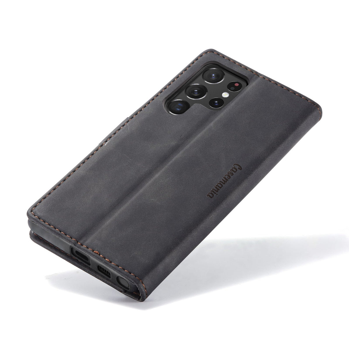Samsung Galaxy S24 Ultra Case - Charcoal Gray - Slim Wallet Case