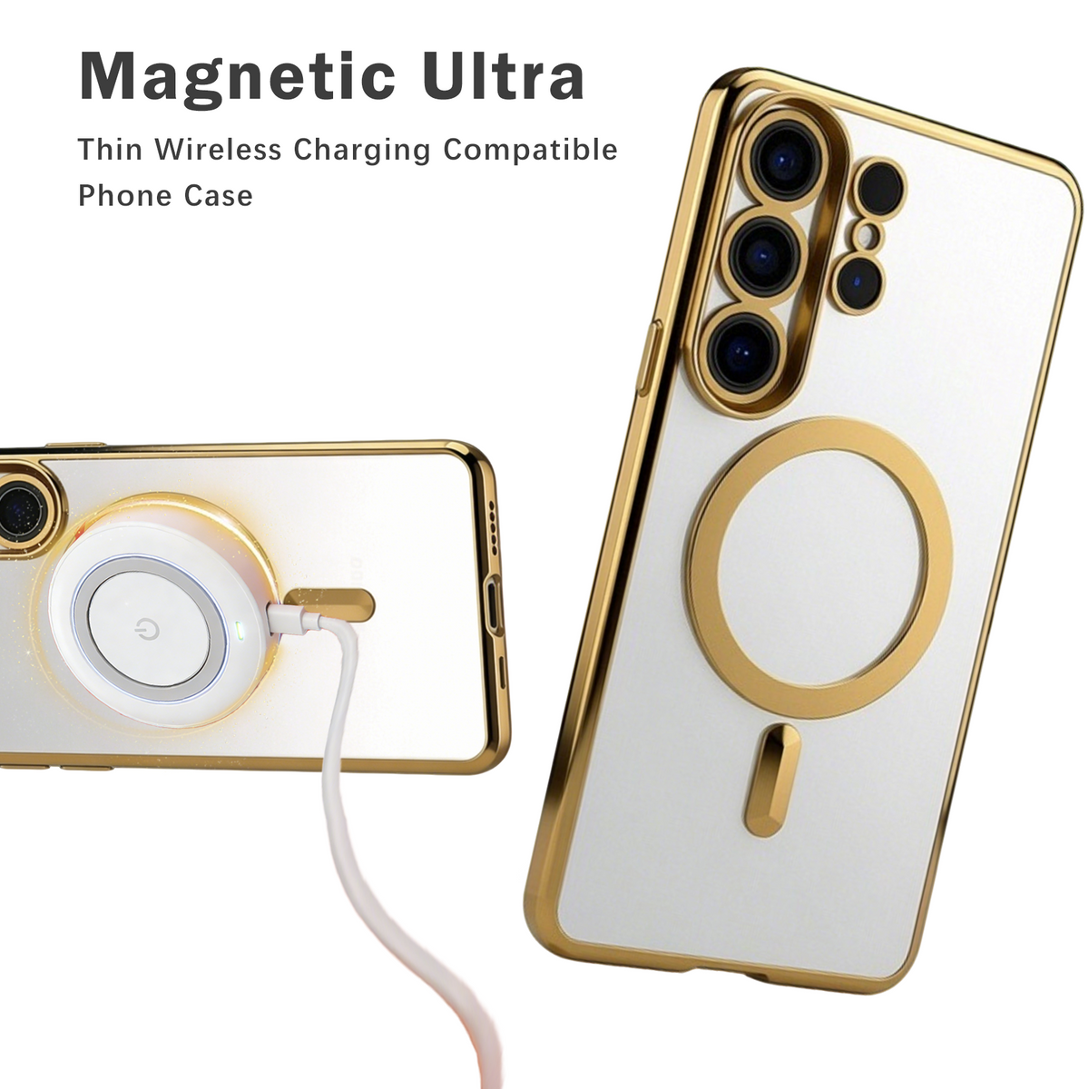 Samsung Galaxy S26 Hülle - Gold - Silikon MagSafe Backcover