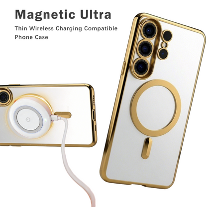 Samsung Galaxy S26 Hülle - Gold - Silikon MagSafe Backcover