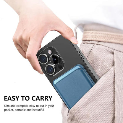 Porte-cartes magnétique avec support Casemania - Bleu