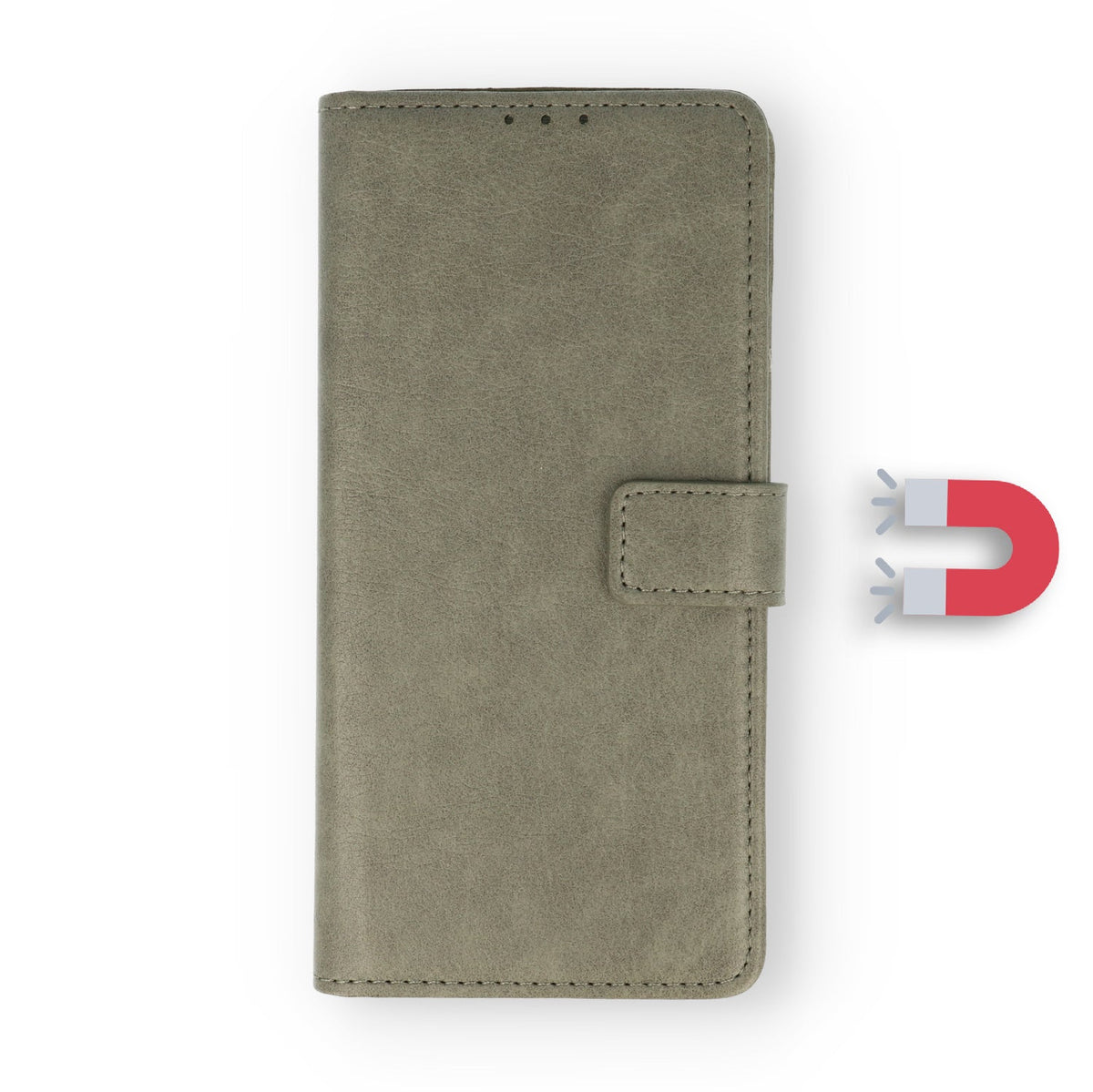 Samsung Galaxy S23 Ultra Hoesje - Grijs - Bookcase