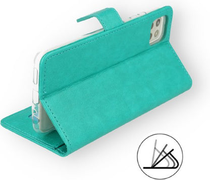 Motorola Moto G22 Hoesje - Turquoise - Bookcase