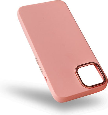 Apple iPhone 14 Plus Hülle - Rosa - Stoßfestes Silikon Backcover
