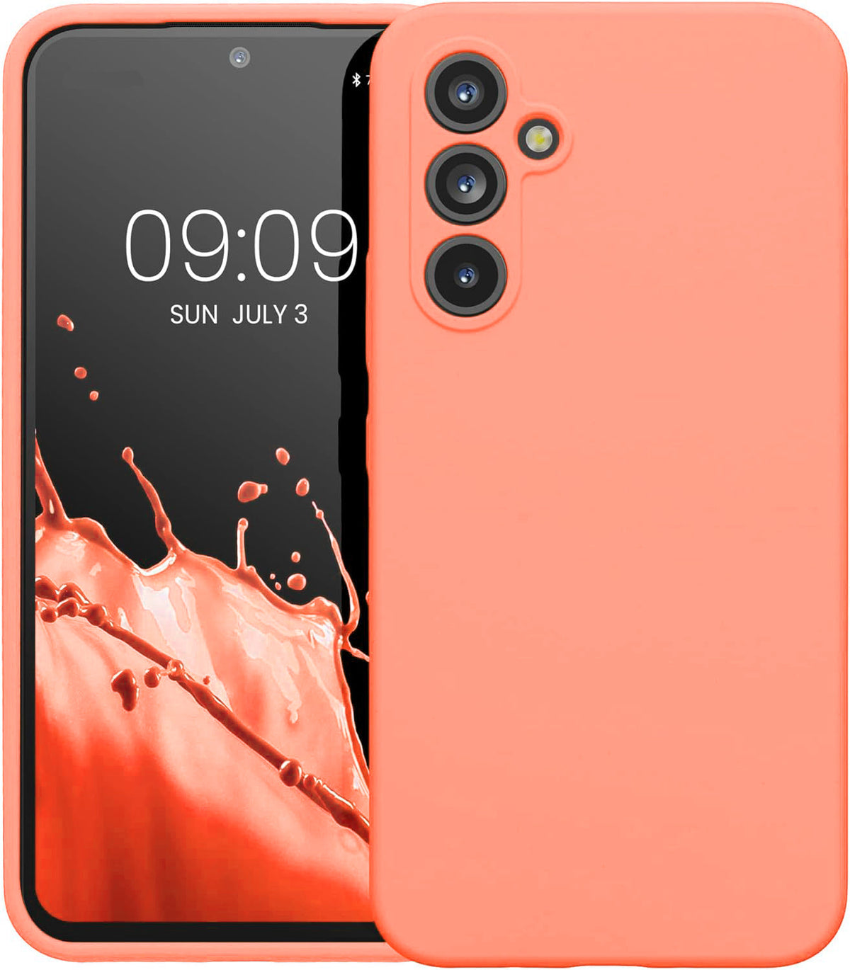 Samsung Galaxy A35 5G Hoesje - Licht Roze - Liquid Siliconen Back Cover