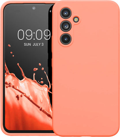 Samsung Galaxy A35 5G Hoesje - Licht Roze - Liquid Siliconen Back Cover
