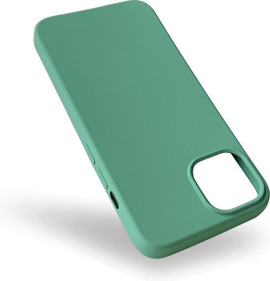 Apple iPhone 13 Hoesje - Licht Groen - Siliconen Back Cover