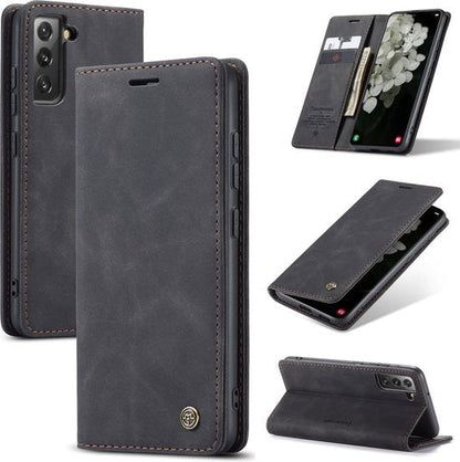 Samsung Galaxy S23 Plus Hoesje - Charcoal Gray - Dunne Bookcase