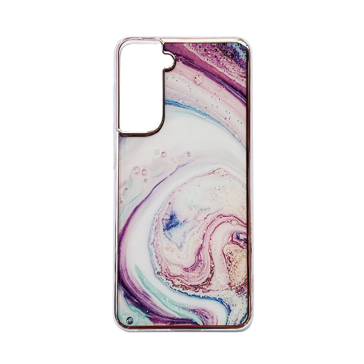 Samsung Galaxy S24 Hoesje - Twist - Siliconen Marmer Back Cover