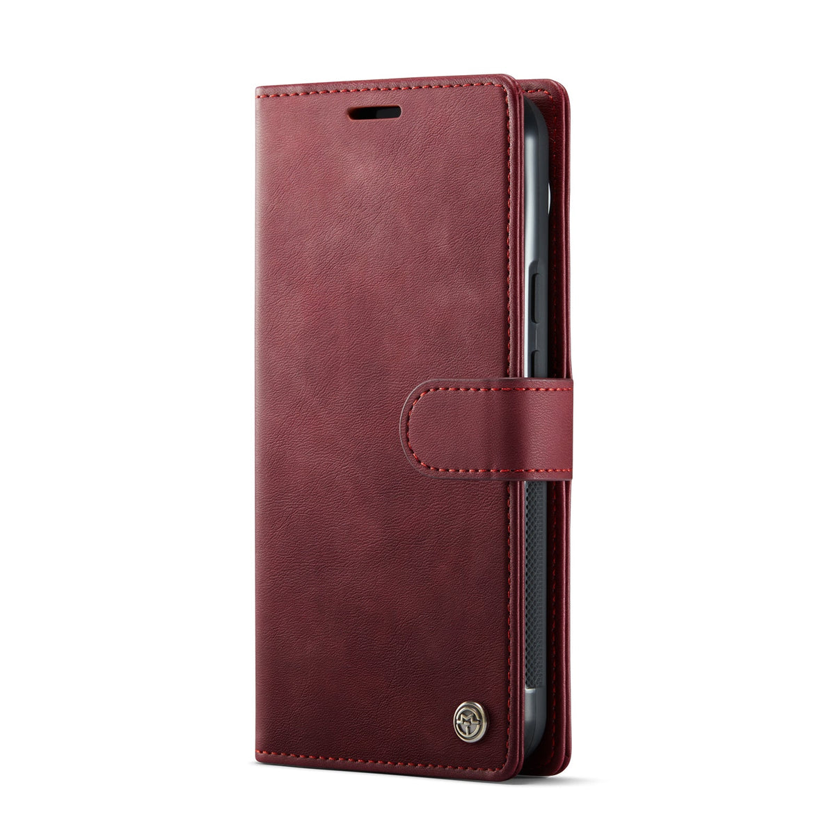 Google Pixel 10 Pro Hoesje - Burgundy Red - Luxe 2 in 1 MagSafe Bookcase