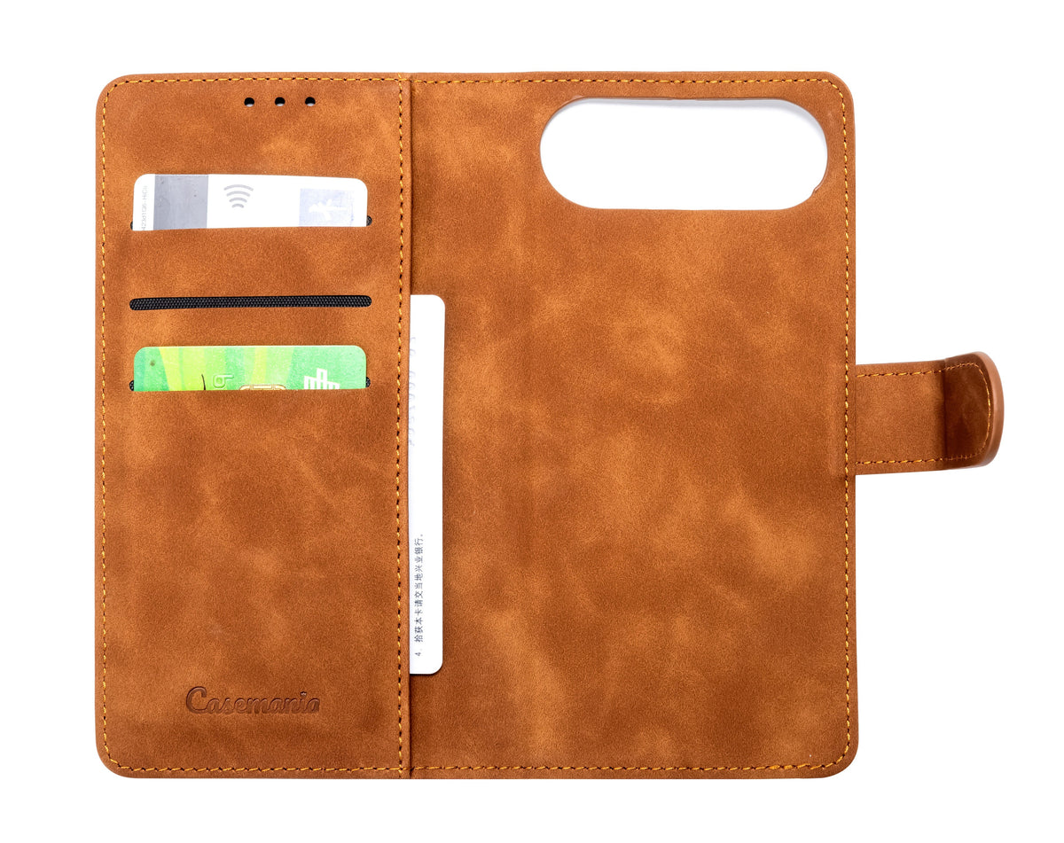 Apple iPhone Air Case - Sienna Brown - 2-in-1 MagSafe Wallet Case