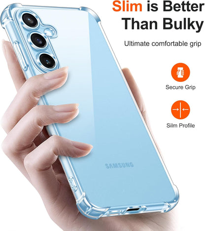Samsung Galaxy S26 FE Hoesje - Transparant - Anti-Shock Back Cover