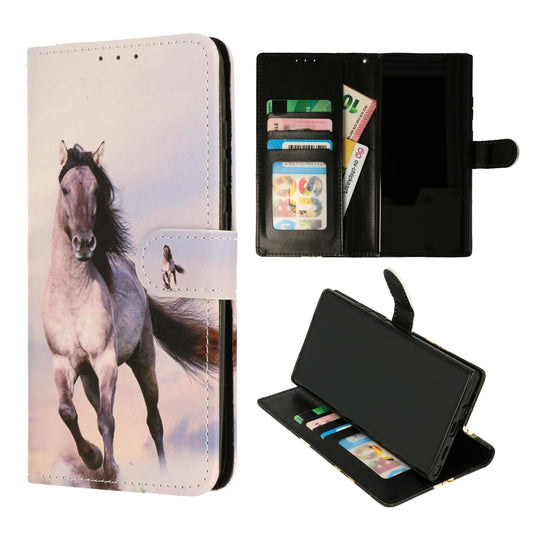 Samsung Galaxy A03 Hoesje - Paard - Print Bookcase