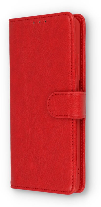 Samsung Galaxy S22 Ultra Hoesje - Rood - Luxe Bookcase