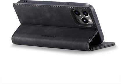 Apple iPhone 13 Pro Hoesje - Charcoal Gray - Dunne Bookcase