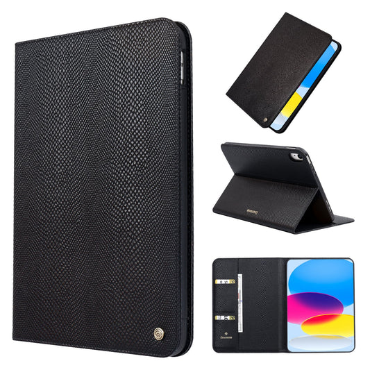 iPad 2025 (A16) Tablet-Hülle - Schwarz - Tablet Case Schlangenprint Backcover