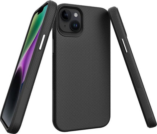 Apple iPhone 15 Plus Hülle - Schwarz - Rutschfestes Backcover