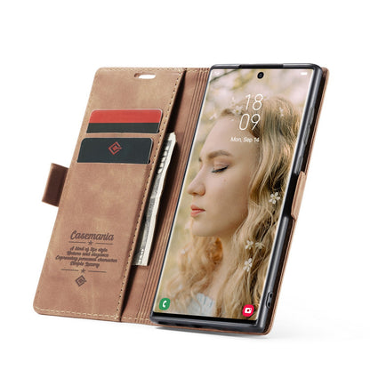 Samsung Galaxy S25 Ultra Hoesje - Sienna Brown - Dunne Bookcase