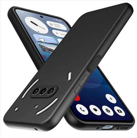 Nothing Phone (3a) Hoesje - Zwart - Siliconen Back Cover