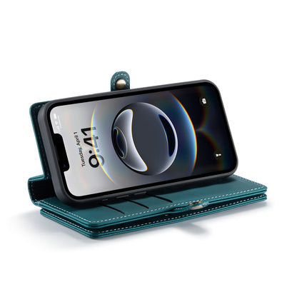 Apple iPhone 17e Hoesje - Emerald Green - 2 in 1 MagSafe Bookcase met 10 Kaart Vakken