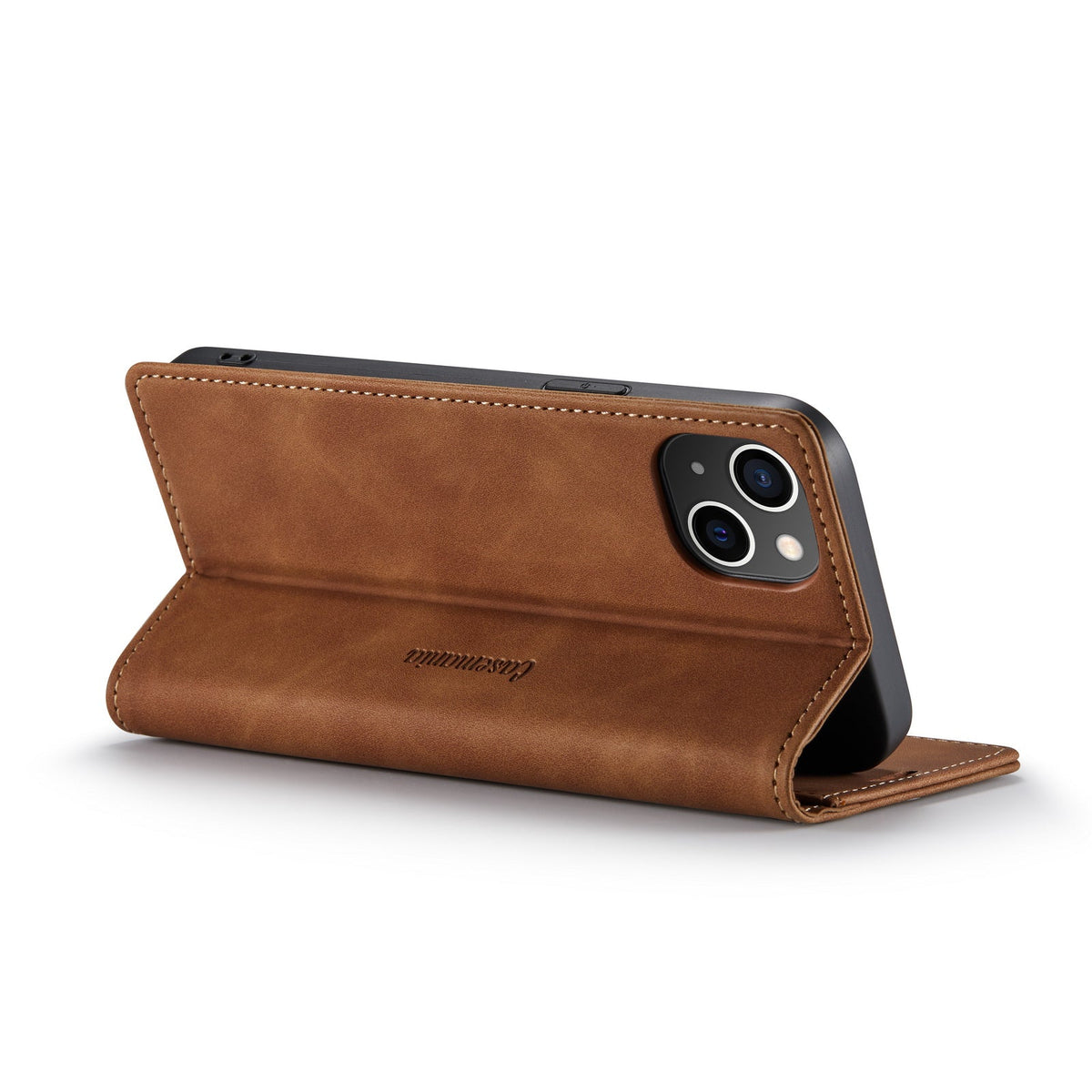 Apple iPhone 15 Plus Case - Sienna Brown - Slim Wallet Case