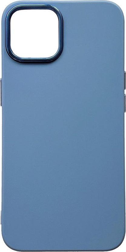 Apple iPhone 14 Plus Case - Blue - Silicone Back Cover