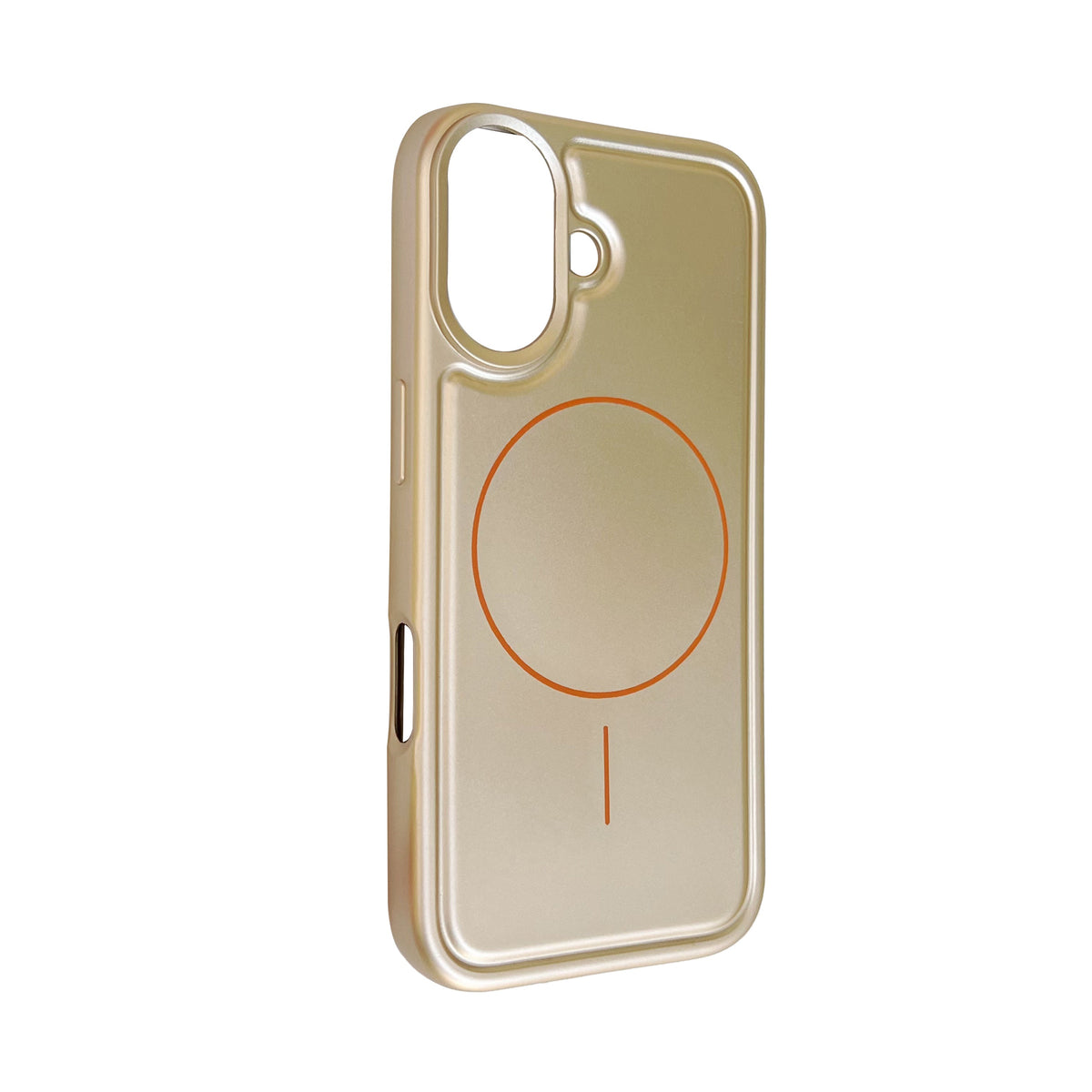 Apple iPhone 17 Hülle - Metallic Gold - Mattes Silikon-MagSafe-Backcover