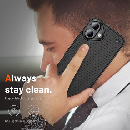 Apple iPhone 16 Hoesje - Zwart - Armor Back Cover