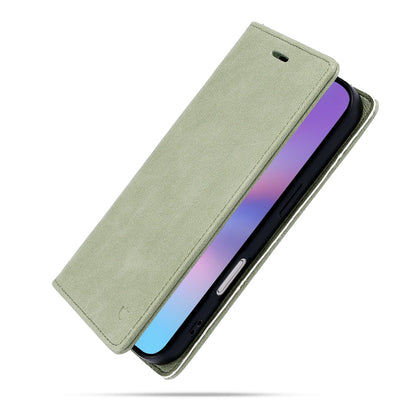 Apple iPhone 14 Hoesje - Matcha Green - Dunne Leather-look Back Cover
