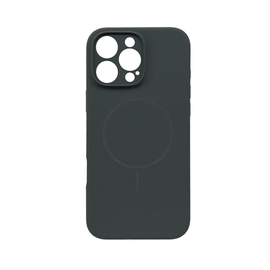 Apple iPhone 16 Pro Case - Grey - Liquid Silicone MagSafe Back Cover