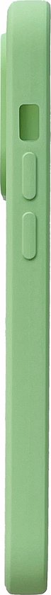 Apple iPhone 14 Pro Hoesje - Groen - Microfiber Siliconen Back Cover